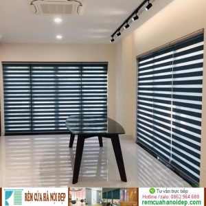 rèm cầu vồng hàn quốc màu xanh thẫm