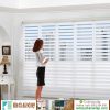 rèm cầu vồng màu trắng rcv09