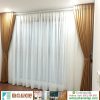 rèm vải màu nâu sáng