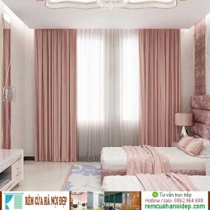 rèm vải màu nâu sáng