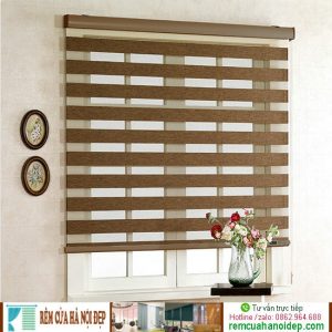 rèm cầu vồng màu nâu sẫm