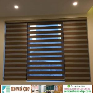 rèm cầu vồng hàn quốc cao cấp màu nâu