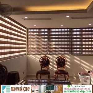 rèm cầu vồng phòng khách