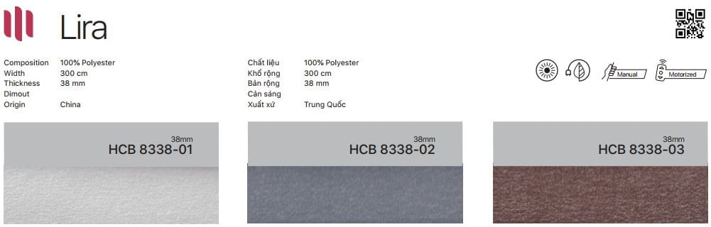 rèm tổ ông hệ lira