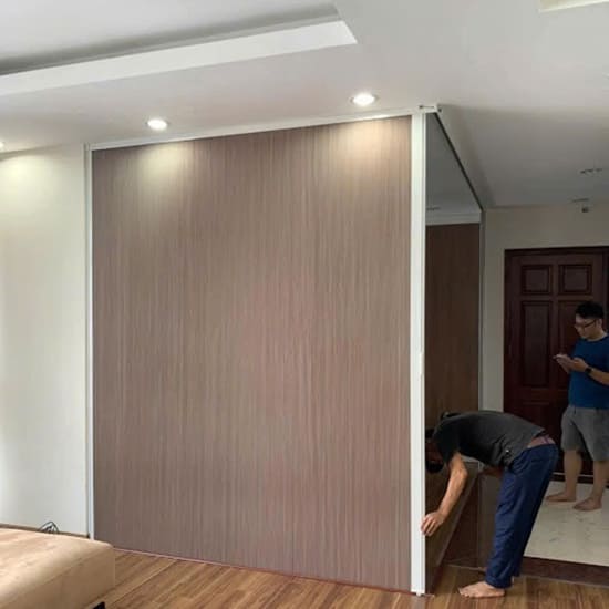 rèm vách ngăn tổ ong ngăn phòng 5